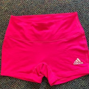 Pink Adidas Spandex Shorts Medium 4"